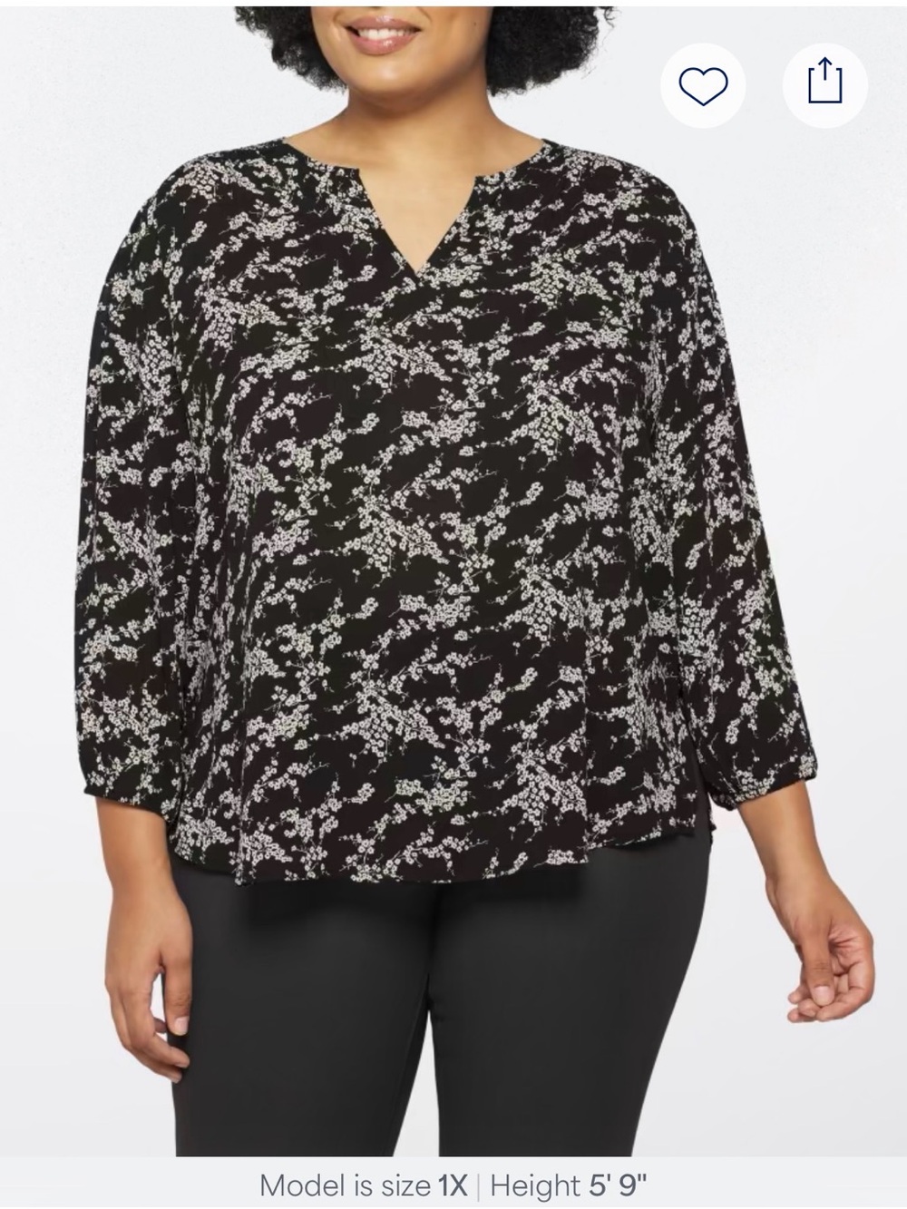 Fun2Fun - skinny smocked sleeve blouse